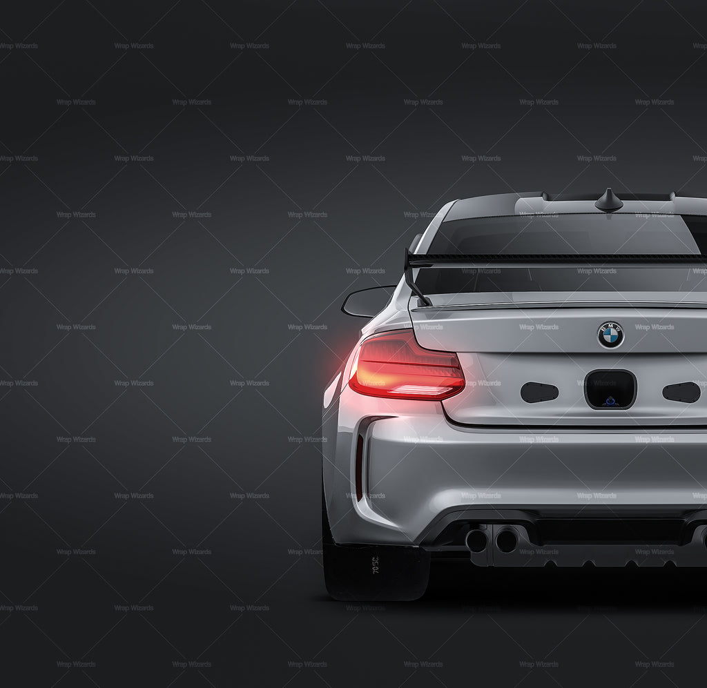 Download BMW M2 CS Racing 2020 glossy finish - all sides Car Mockup Template.ps - Wrap-Wizards.com ...