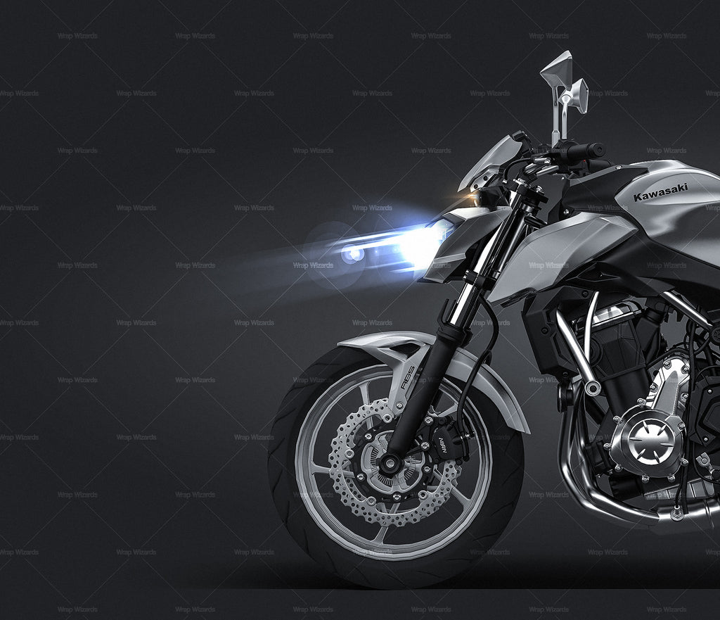 Download Kawasaki Z650 2017 all sides Motorcycle Mockup Template ...