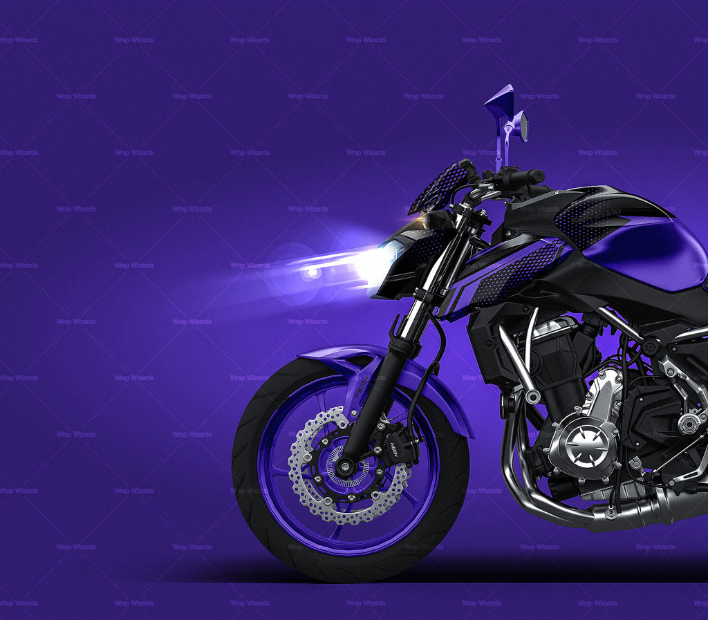 Download Kawasaki Z650 2017 all sides Motorcycle Mockup Template ...