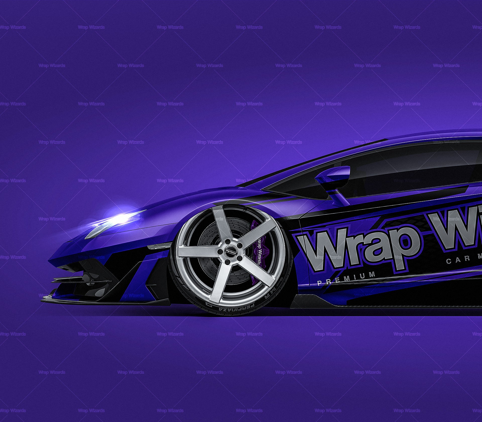 Download Lamborghini Aventador Svj 2019 Glossy Finish All Sides Car Mockup Te Wrap Wizards Com Premium Car Mockups Templates