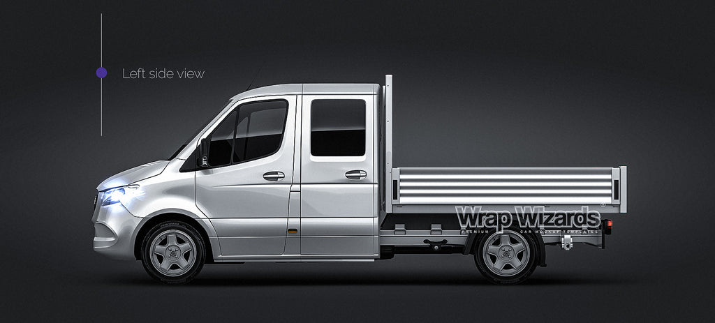 Download Mercedes-Benz Sprinter CrewCab Chassis 2019 - all sides Car Mockup Tem - Wrap-Wizards.com ...