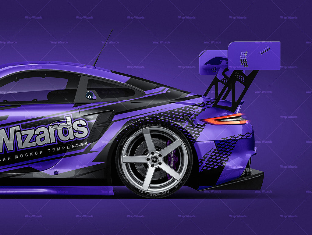 Download Porsche 911 GT3R 2019 - all sides Car Mockup Template.psd ...