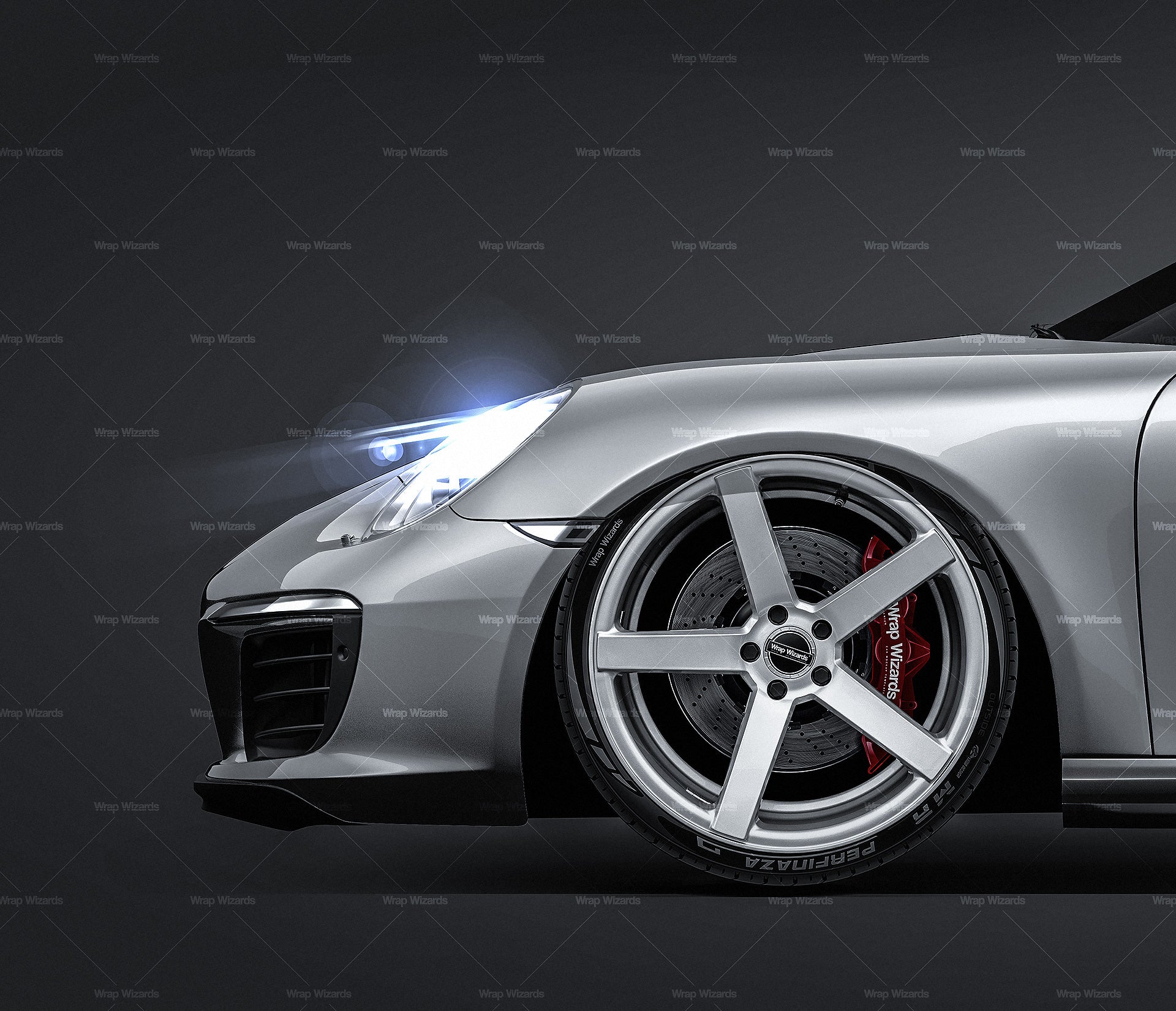 Download Porsche 911 Targa 4s 2018 - all sides Car Mockup Template.psd - Wrap-Wizards.com - Premium Car ...