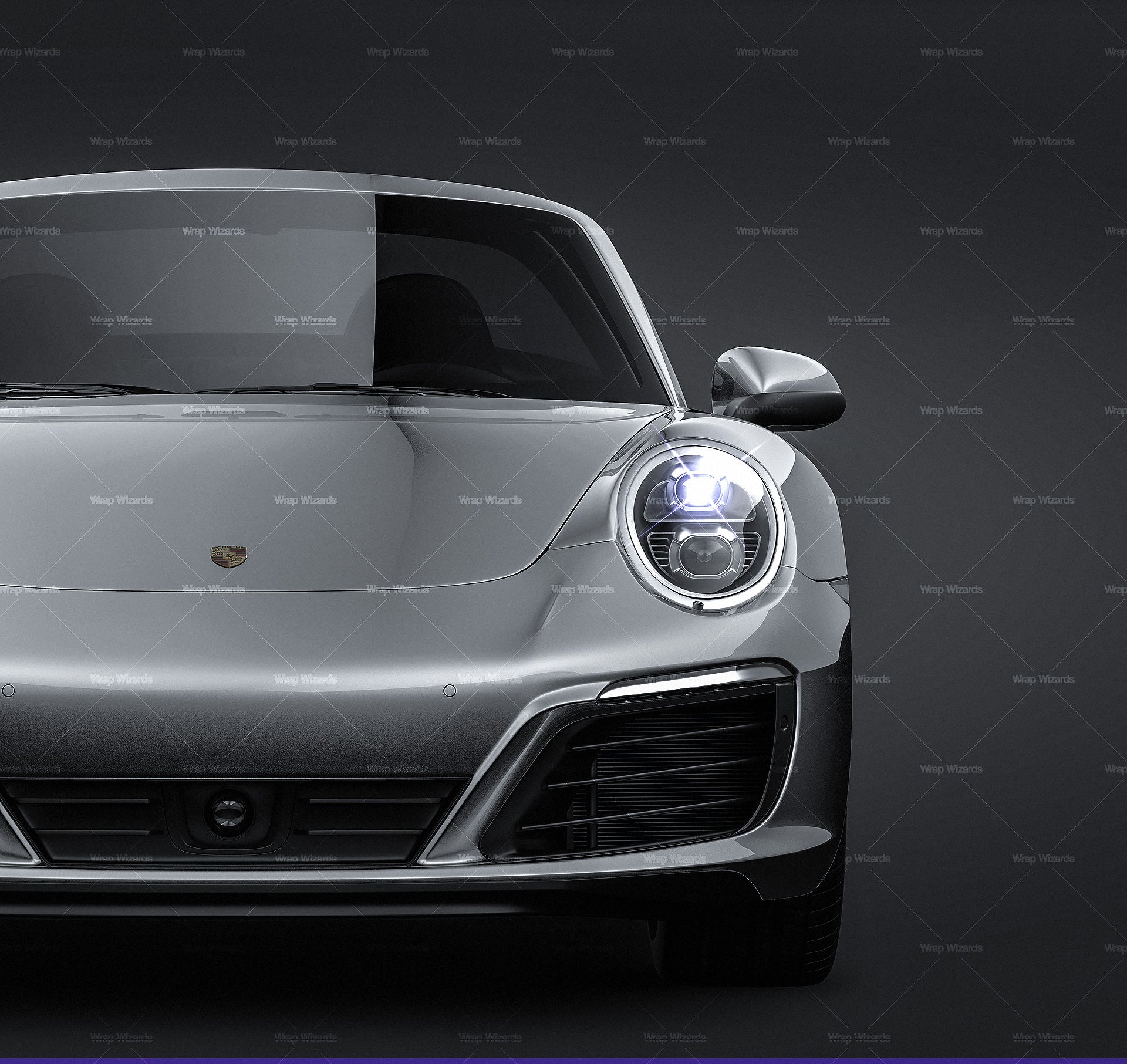 Download Porsche 911 Targa 4s 2018 - all sides Car Mockup Template ...