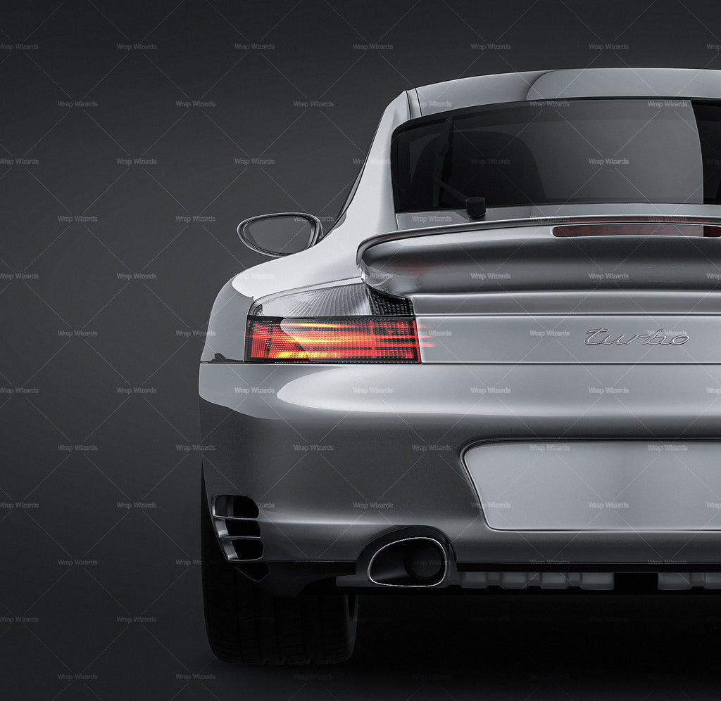 Porsche 911 Turbo 996 2002 - all sides Car Mockup Template ...