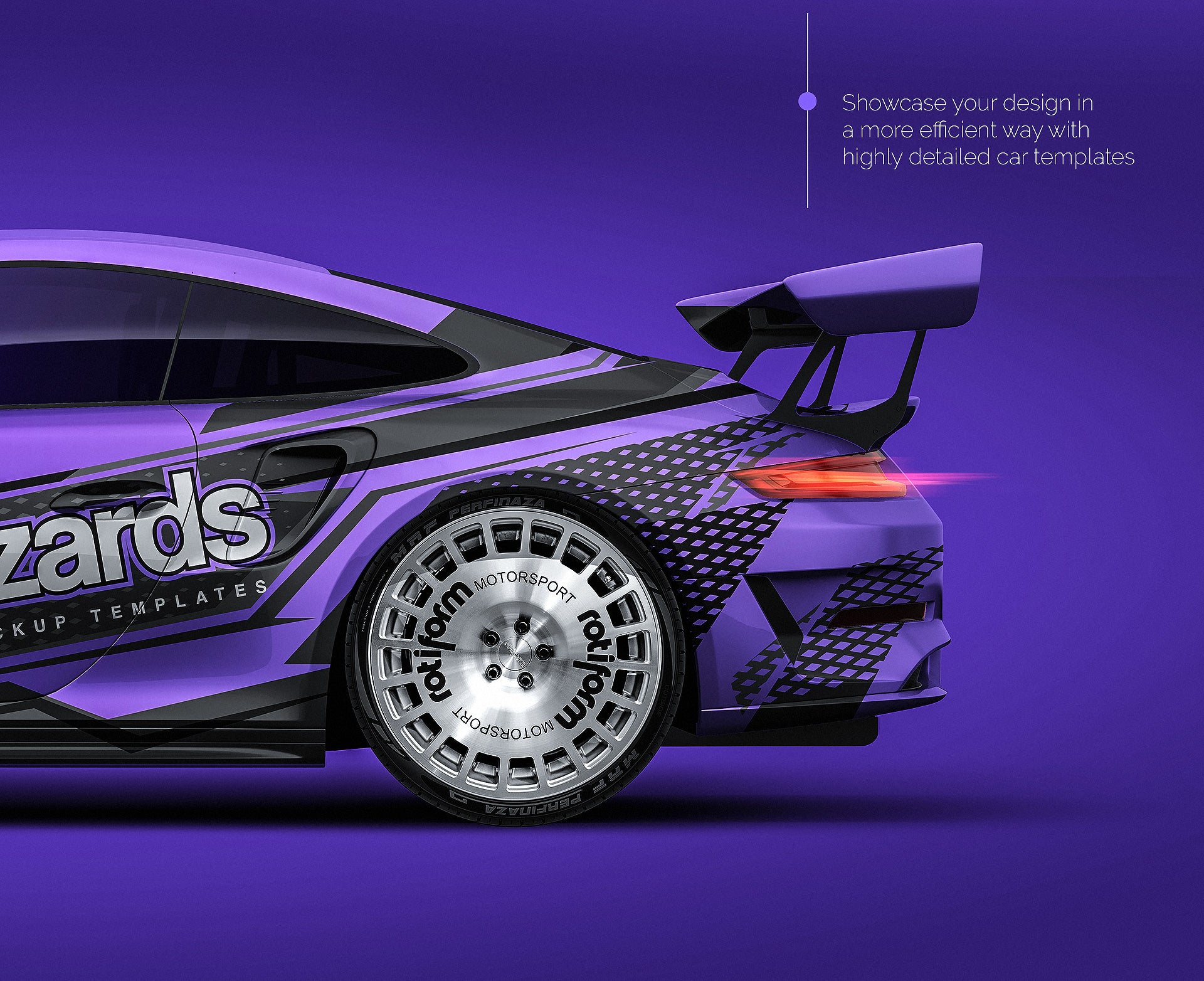 Download Porsche 911 GT3 RS 2019 all sides Car Mockup Template.psd ...