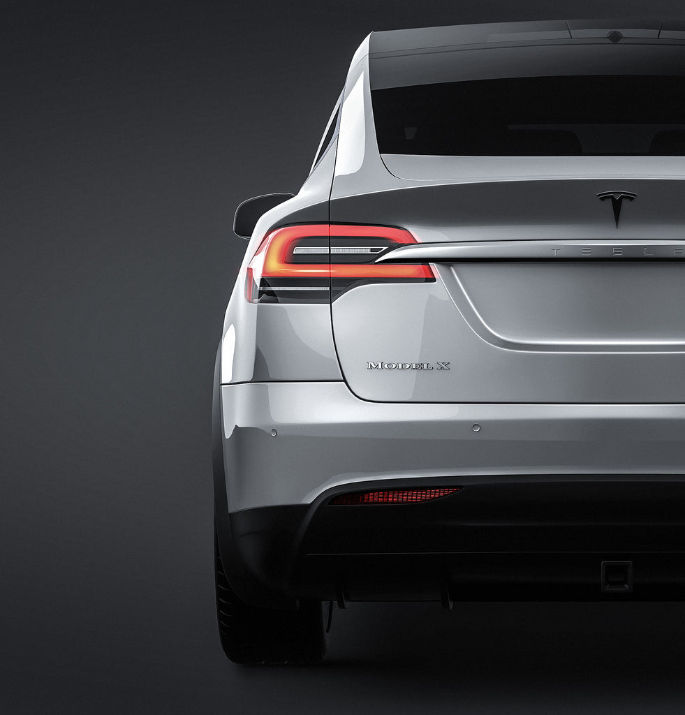 Download Tesla Model X 2017 glossy finish - all sides Car Mockup ...