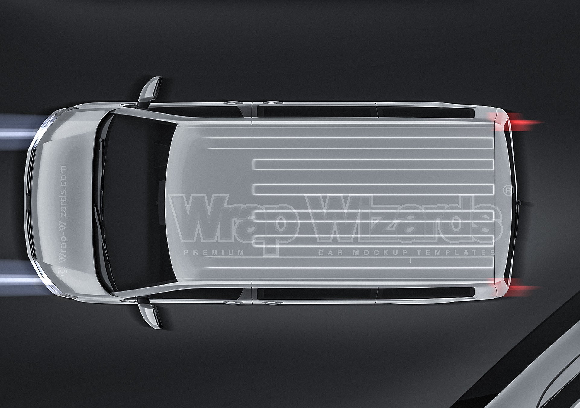 Download VW Transporter all sides Car Mockup Template.psd - Wrap ...