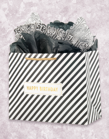 large black gift bags