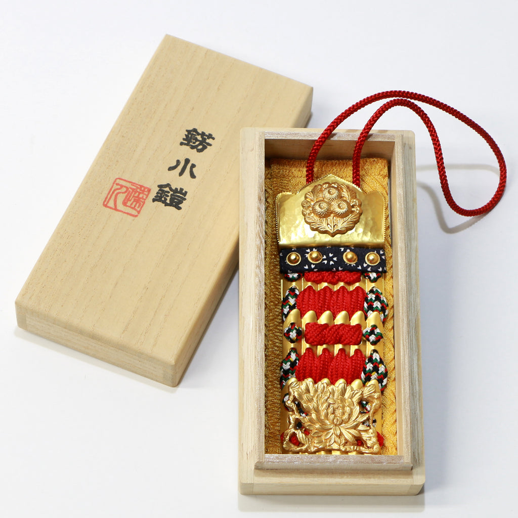 Armor accessory Nikitama (Gold plate) 錺小鎧 和魂 (金鍍金小札) #15 