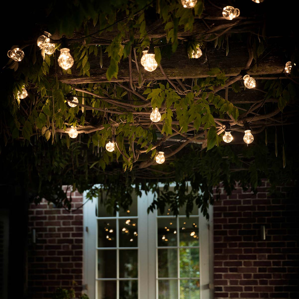 extendable festoon lights