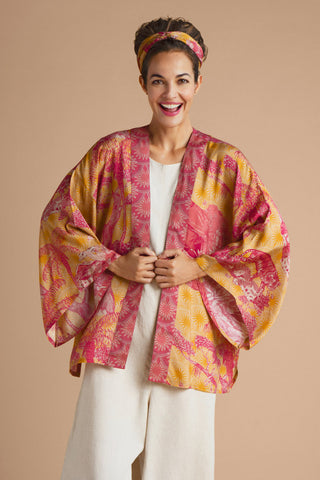 Powder Delicate Tropics Kimono Jacket - Sage – The Lovely Room