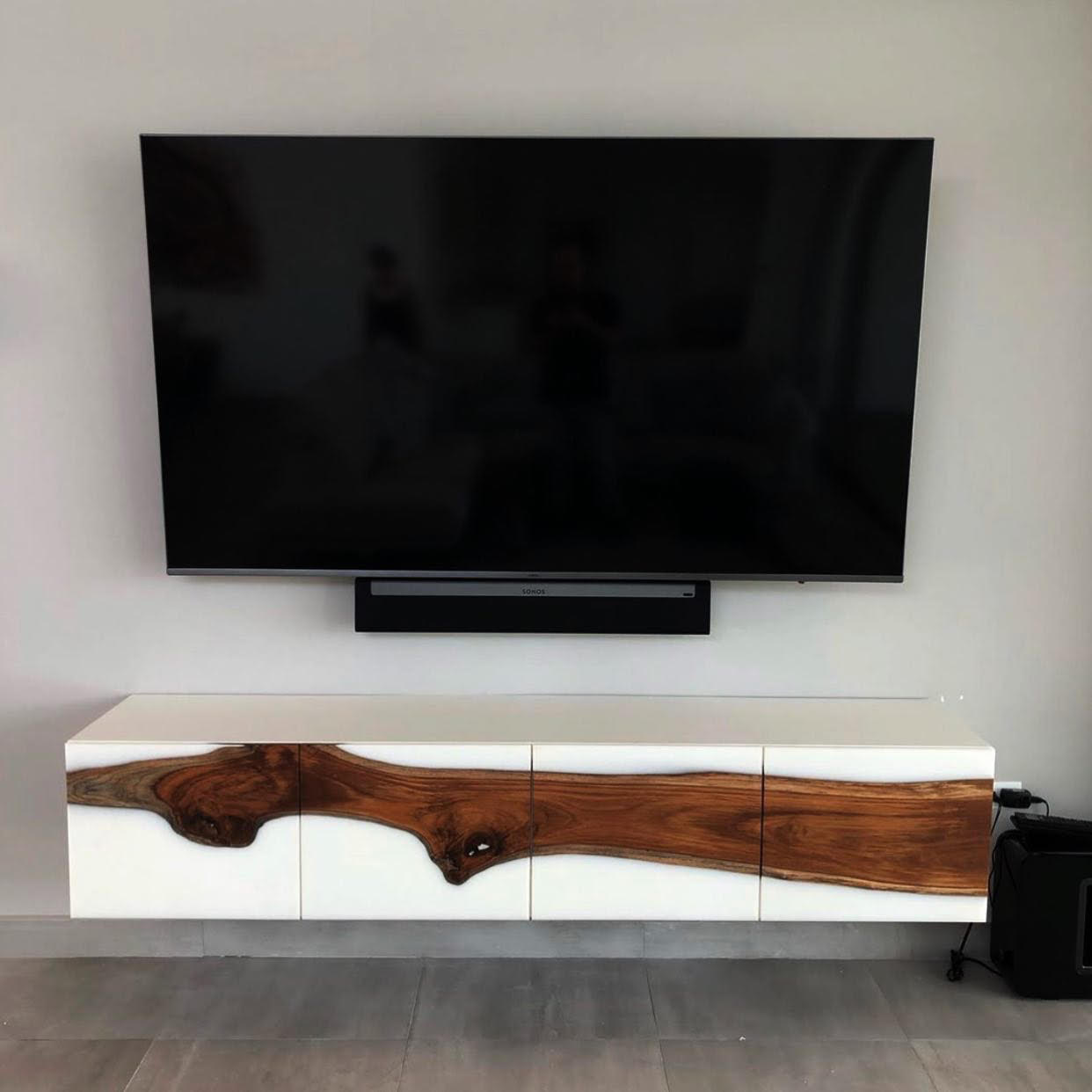 epoxy entertainment center