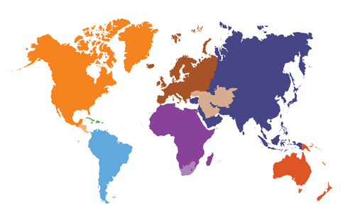 BulkSupplements International Shipping Map