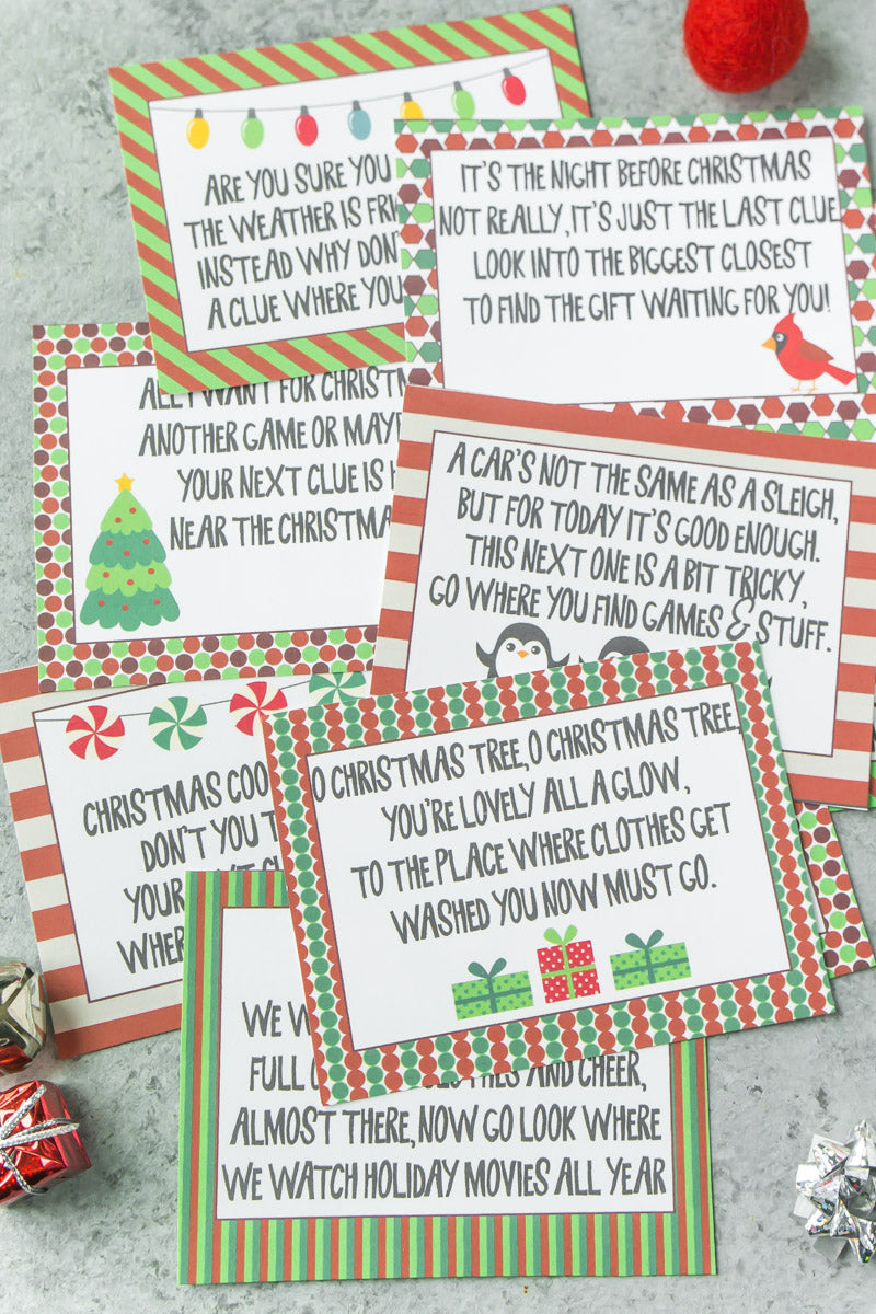 christmas-scavenger-hunt-riddles-42-clues-play-party-plan