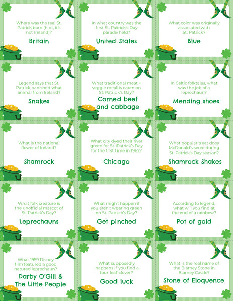 Free Printable Thanksgiving Trivia Questions - Play Party Plan30