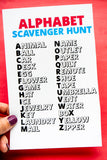 Alphabet Scavenger Hunt – Play Party Plan