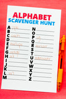 Alphabet Scavenger Hunt – Play Party Plan