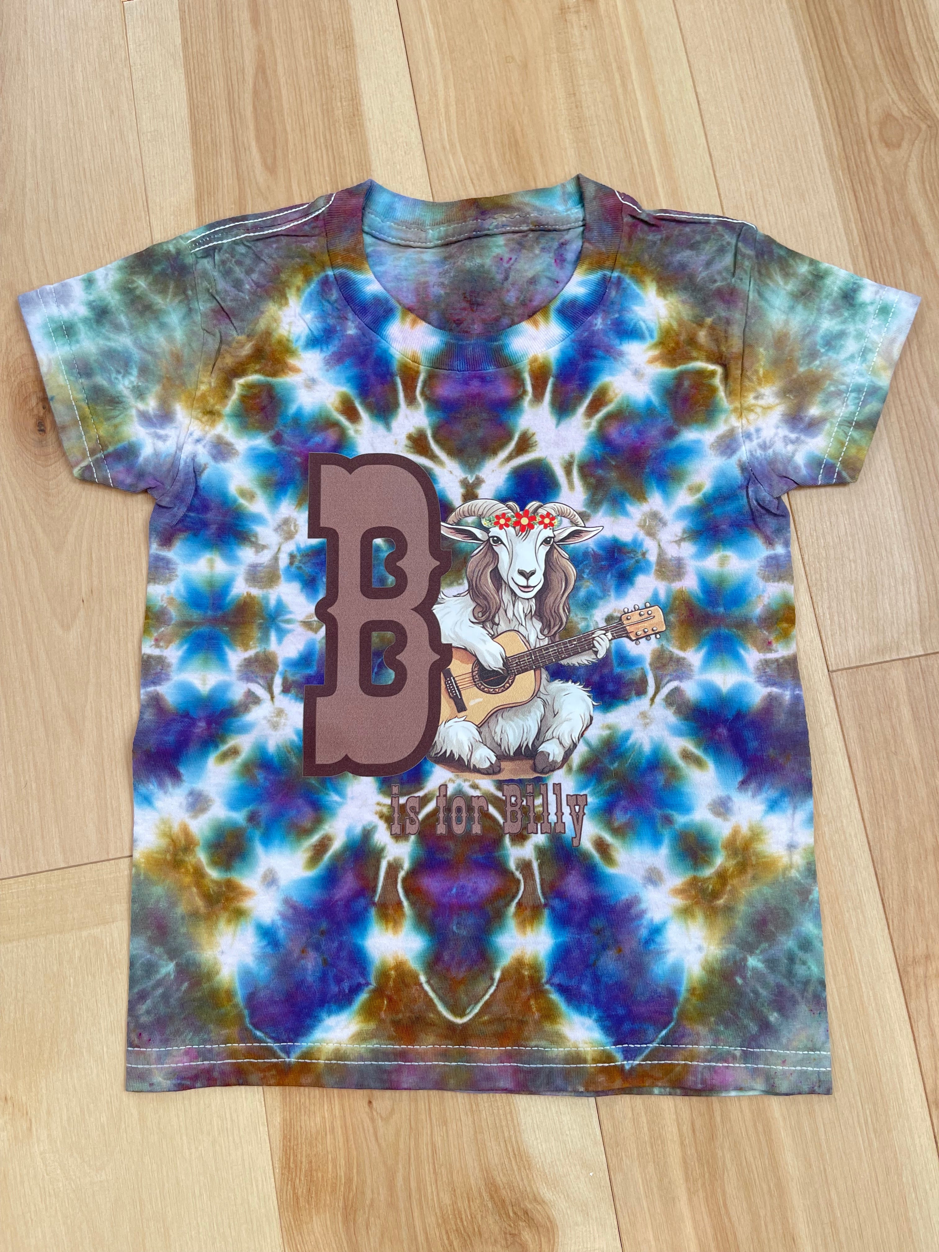 B is for Billy Tie Dye Toddler Tee - Size 2T/3T