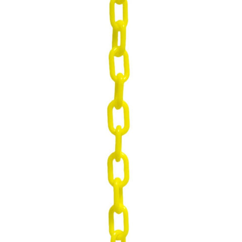 BISupply Plastic Chain Barrier 125ft Plastic Halloween Chain Crowd Control