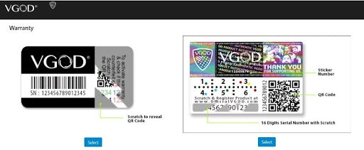 Stig VGOD Authentication Code & Verification