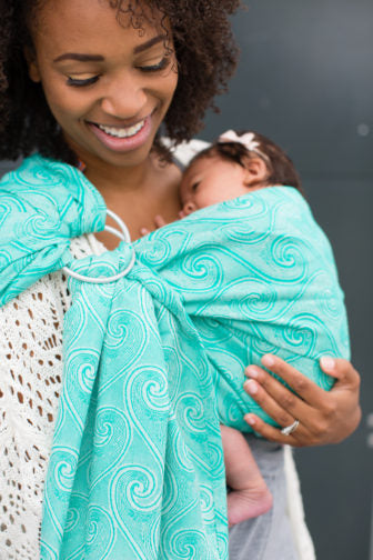 ring sling newborn carry