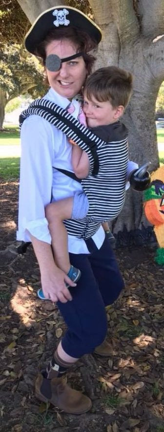 homemade baby carrier