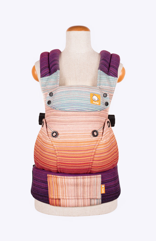 pink baby carrier