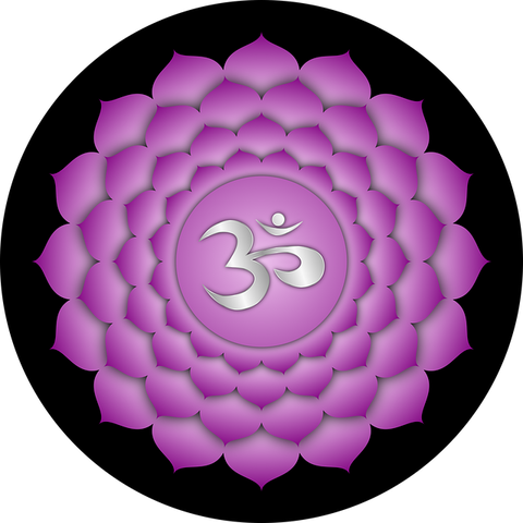 Chakra-Farben: Violett: Kronenchakra