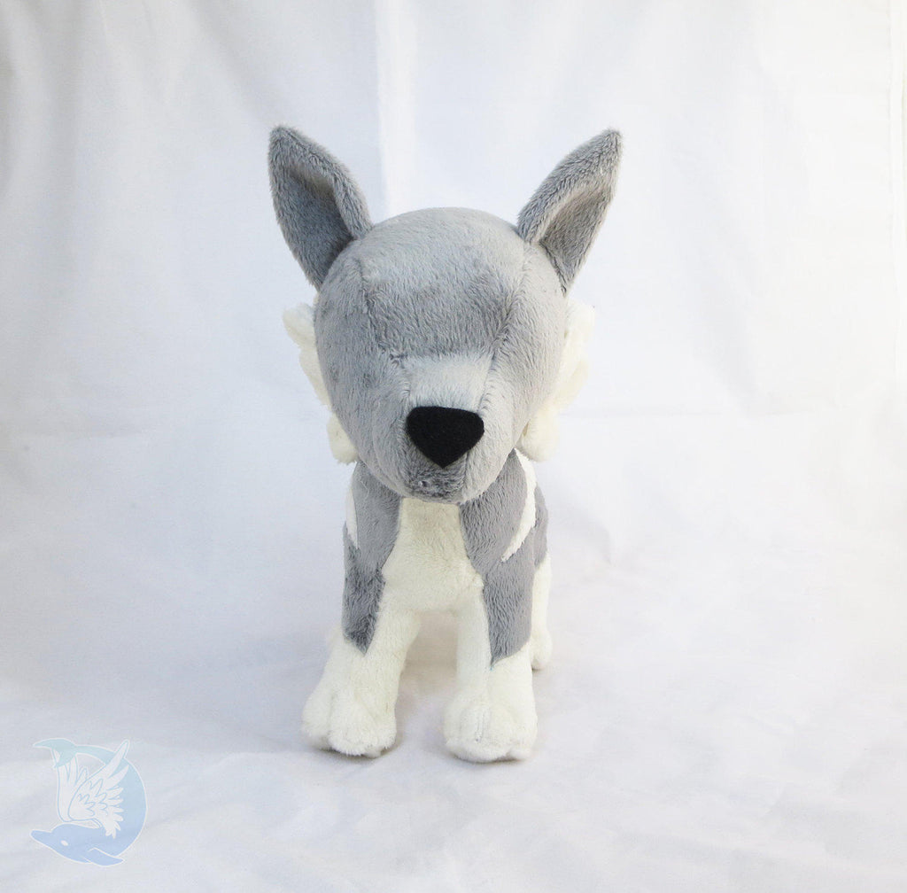 wolf stuffed animal sewing pattern