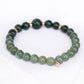 Pine and Sage Green Jade Bracelet 744B