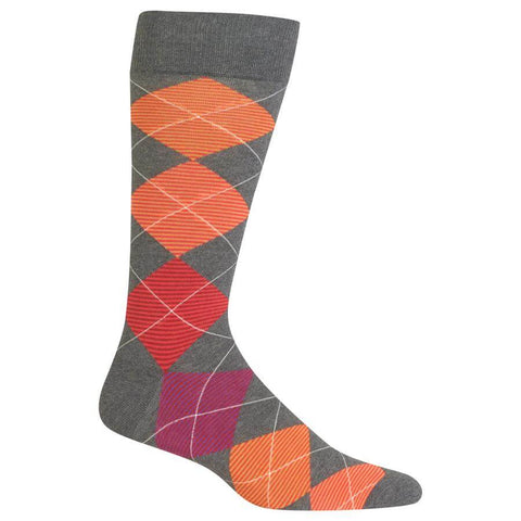 These bright argyle socks would be great for a summer wedding.