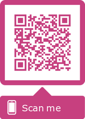 A QR code that links to the Bella Bridesmaids blog.