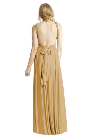 Ways To Love You Convertible Dress (Gold)