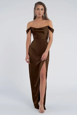 Chocolate Brown Bridesmaid Dress