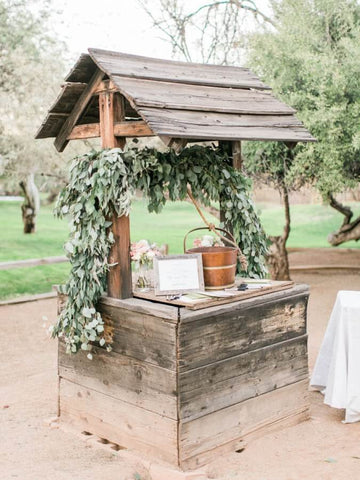 Wedding money wishing well