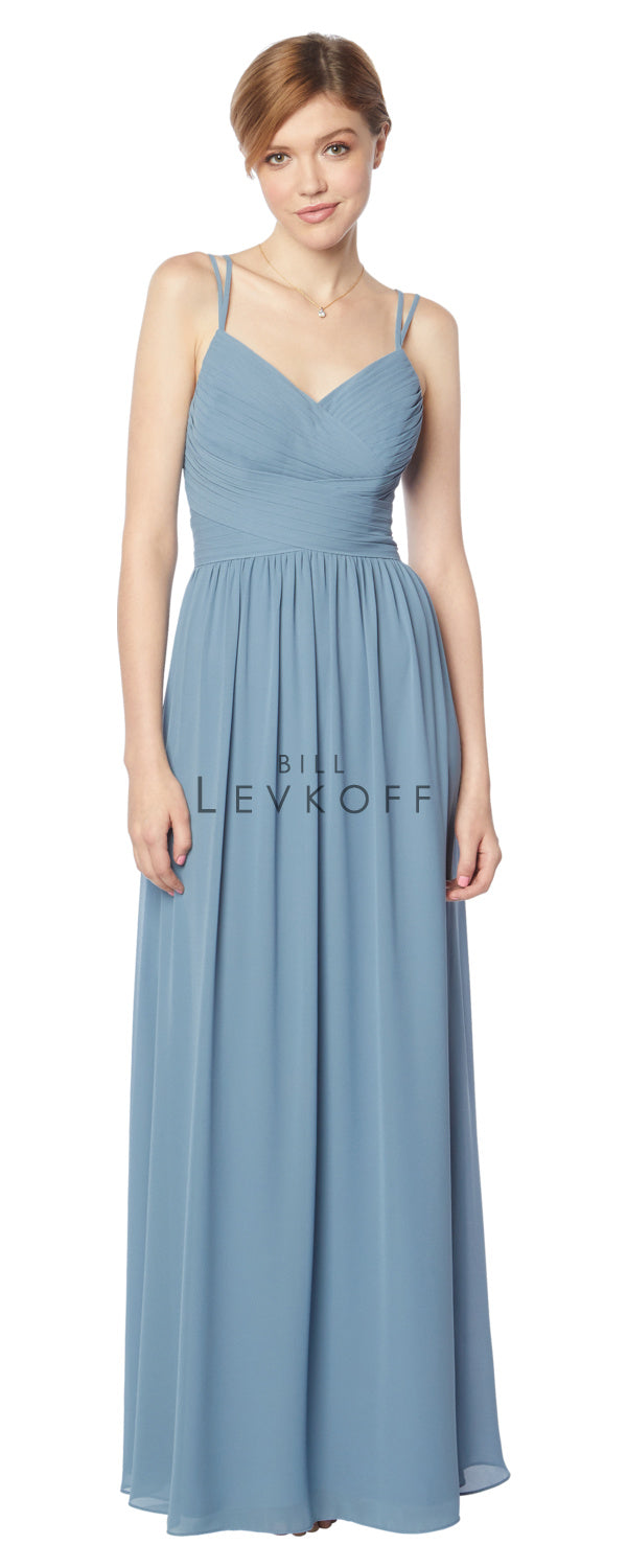 bill levkoff slate bridesmaid dresses