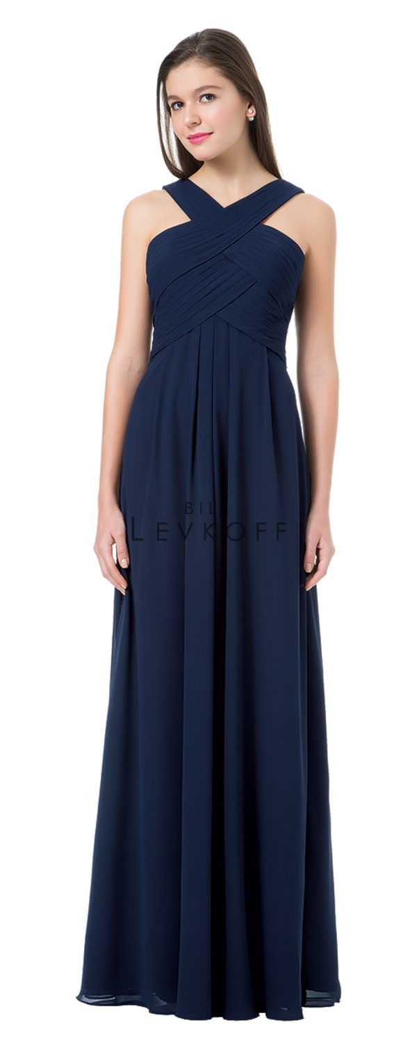 bill levkoff slate bridesmaid dresses