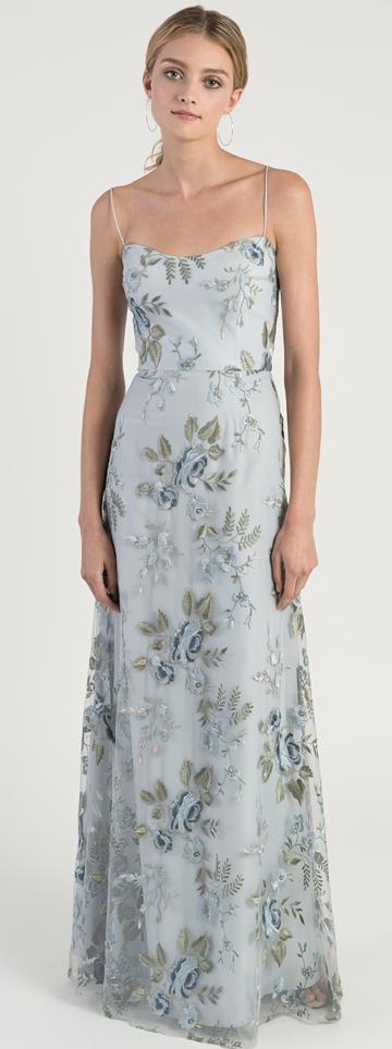 Jenny Yoo Long Bridesmaid Dress Drew Print & Bella Bridesmaids