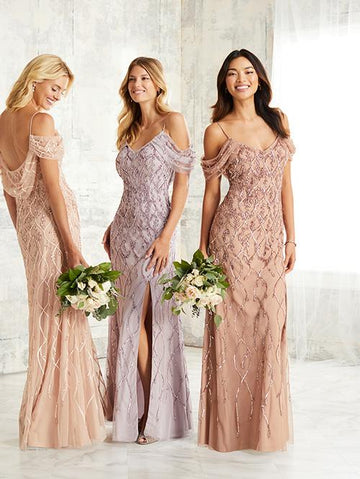 ADRIANNA PAPELL PLATINUM BRIDESMAID DRESSES, ADRIANNA PAPELL 40336, ADRIANNA  PAPELL WEDDING DRESSES