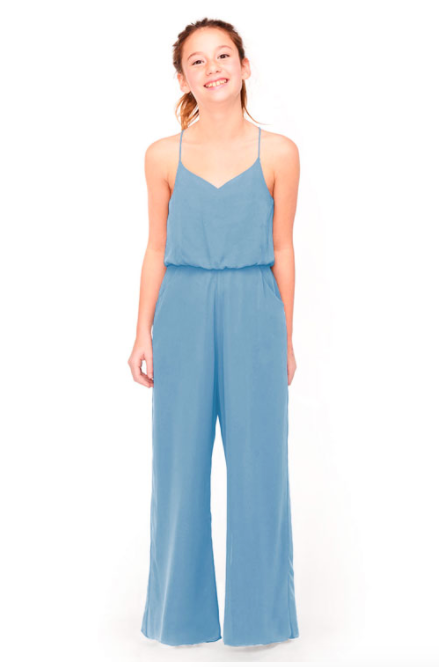 bride bridesmaids jumpsuits