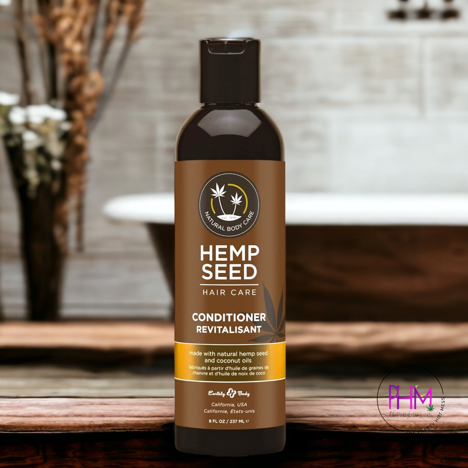 Earthly Body Hemp Seed Hand & Body Lotion, Nag Champa - 16 oz