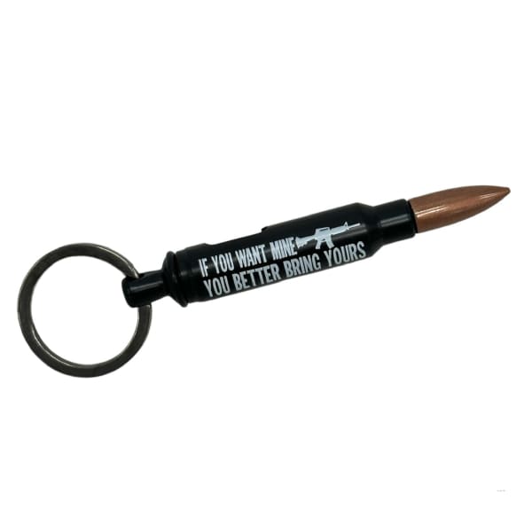 Bullet Tao bottle & can opener keychain