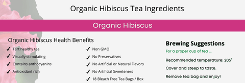 Organic Hibiscus Tea by Buddha Tea