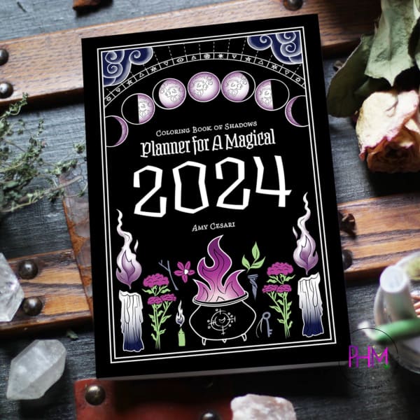 Coloring Book of Shadows: Planner for a Magical 2022