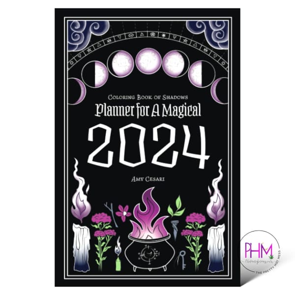 Coloring Book of Shadows: Planner for a Magical 2023 (Hardcover)