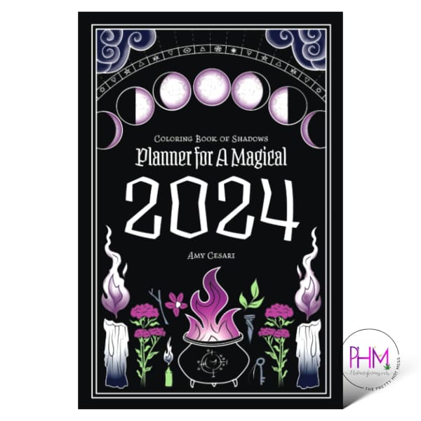 Coloring Book of Shadows: Planner for a Magical 2021