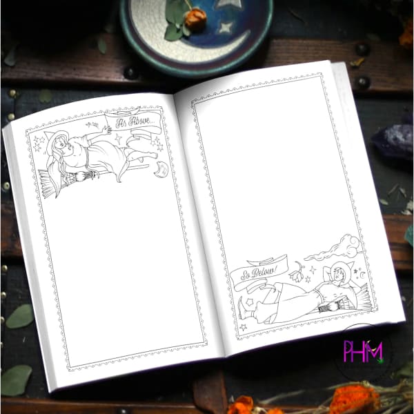 Coloring Book of Shadows: Planner for a Magical 2023 (Hardcover)