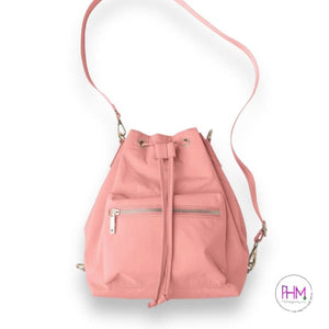 Kedzie Aries Convertible Bucket Bag (Pink)
