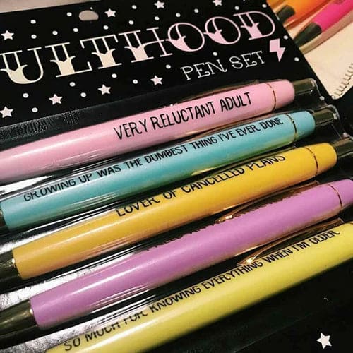  NELLN The Shit Show Pens, Welcome to the Shit Show Pens, The Shit  Show Pen Set Funny, Funny Pens Swear Word Daily Pen Set, for Student Gift  Stationery Office Signature